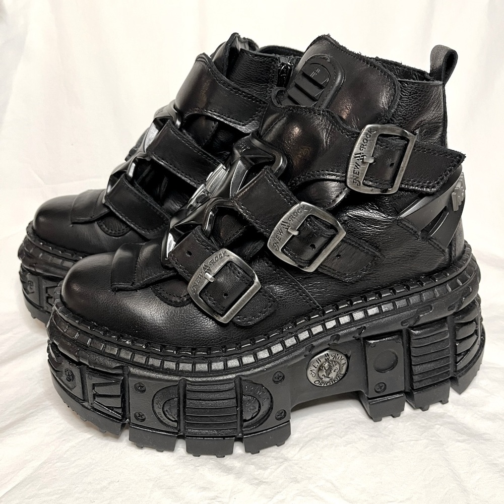 New Rock platform ankle boots